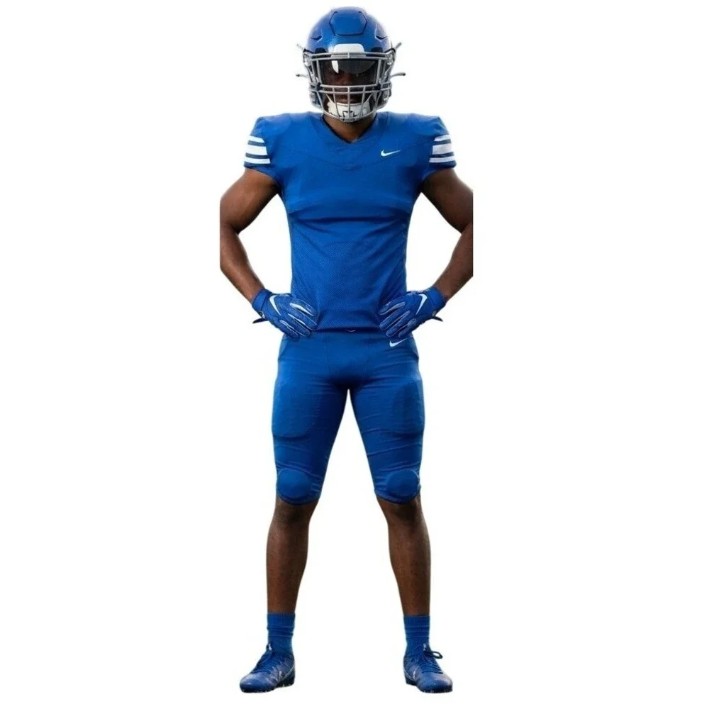 Nike Football Performance Jersey Mesh Vented Mens L CI3767-494‎ Blue NWT